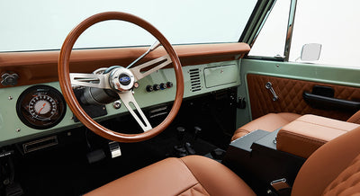 Classic Ford Bronco dashboard