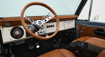 Classic Ford Bronco dashboard