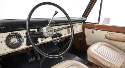 Classic Ford Bronco dashboard