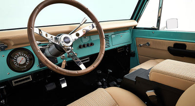 Classic Ford Bronco dashboard