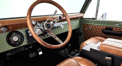 Classic Ford Bronco dashboard