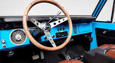 Classic Ford Bronco dashboard