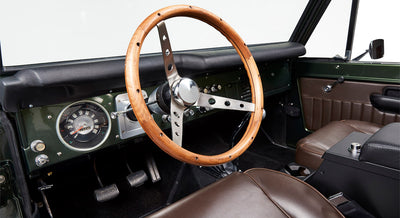 Classic Ford Bronco dashboard