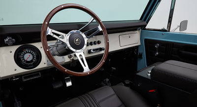 Classic Ford Bronco dashboard