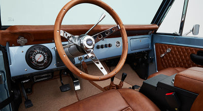 Classic Ford Bronco dashboard
