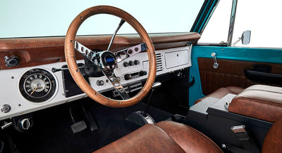 Classic Ford Bronco dashboard