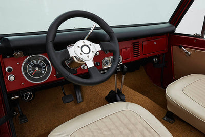Classic Ford Bronco dashboard
