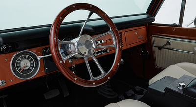 Classic Ford Bronco dashboard