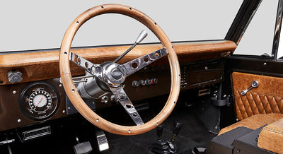 Classic Ford Bronco dashboard