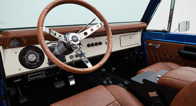 Classic Ford Bronco dashboard