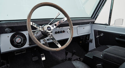 Classic Ford Bronco dashboard