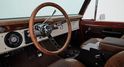 Classic Ford Bronco dashboard