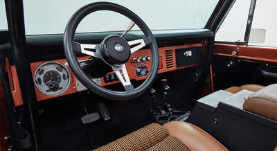 Classic Ford Bronco dashboard