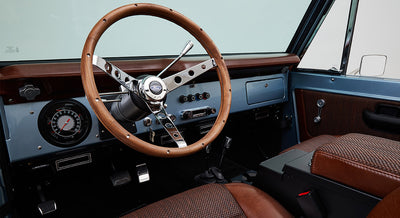Classic Ford Bronco dashboard