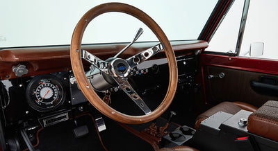 Classic Ford Bronco dashboard