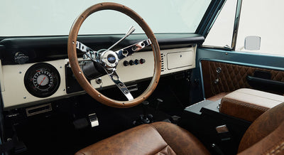 Classic Ford Bronco dashboard