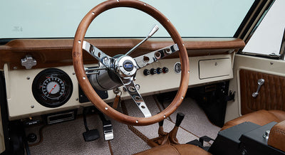 Classic Ford Bronco dashboard