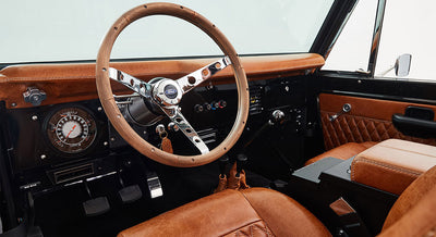 Classic Ford Bronco dashboard
