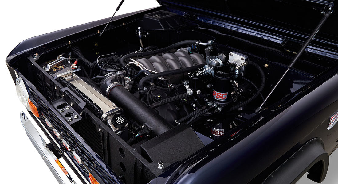 1974 Classic Ford Broncos Coyote Series Alys Beach with Orange Interior and black soft top