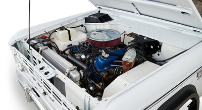 Classic Ford Bronco engine bay