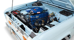 Classic Ford Bronco engine bay
