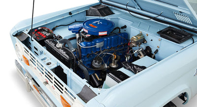 Classic Ford Bronco engine bay