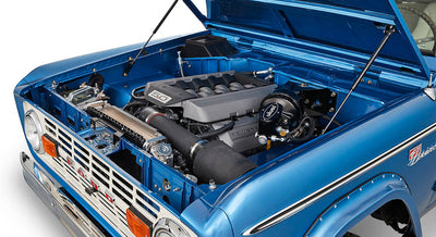 Classic Ford Bronco engine bay