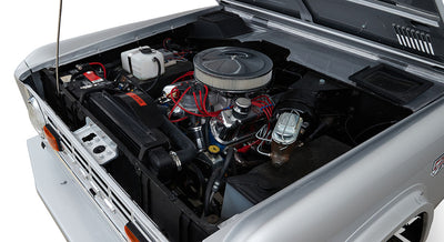 Classic Ford Bronco engine bay