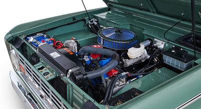 Classic Ford Bronco engine bay