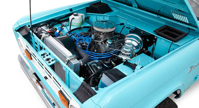 Classic Ford Bronco engine bay