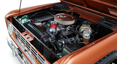 Classic Ford Bronco engine bay