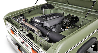 Classic Ford Bronco engine bay