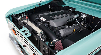 Classic Ford Bronco engine bay