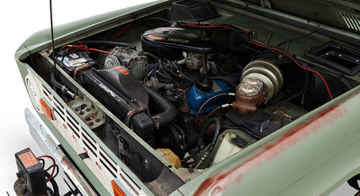 Classic Ford Bronco engine bay
