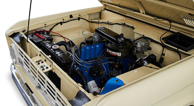 Classic Ford Bronco engine bay