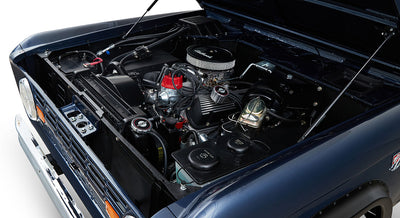 Classic Ford Bronco engine bay
