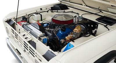Classic Ford Bronco engine bay