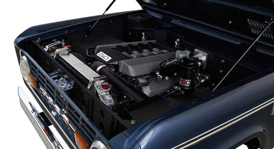 Classic Ford Bronco engine bay