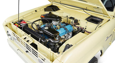 Classic Ford Bronco engine bay