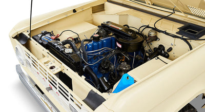 Classic Ford Bronco engine bay