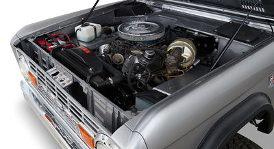 Classic Ford Bronco engine bay