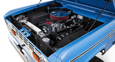 Classic Ford Bronco engine bay