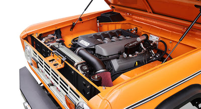 Classic Ford Bronco engine bay