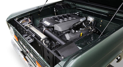 Classic Ford Bronco engine bay