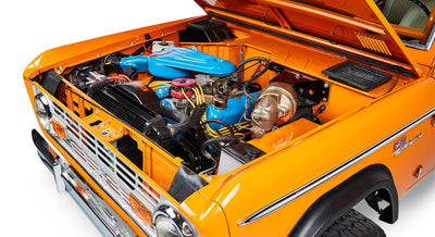 Classic Ford Bronco engine bay