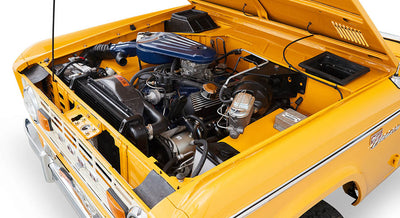 Classic Ford Bronco engine bay