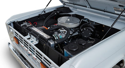 Classic Ford Bronco engine bay
