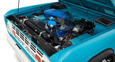 Classic Ford Bronco engine bay