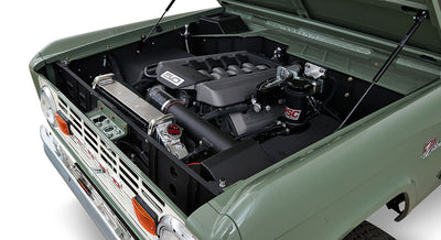 Classic Ford Bronco engine bay