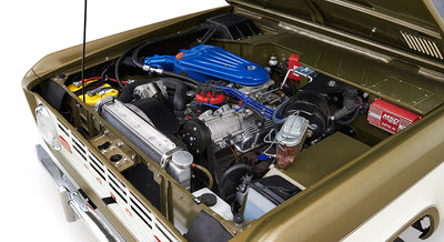 Classic Ford Bronco engine bay